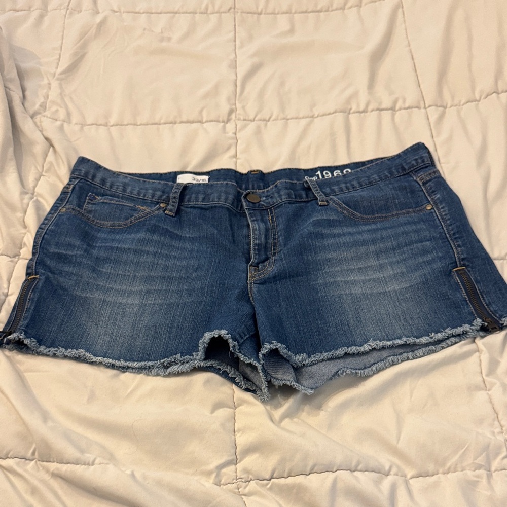 Women's Blue Denim Shorts